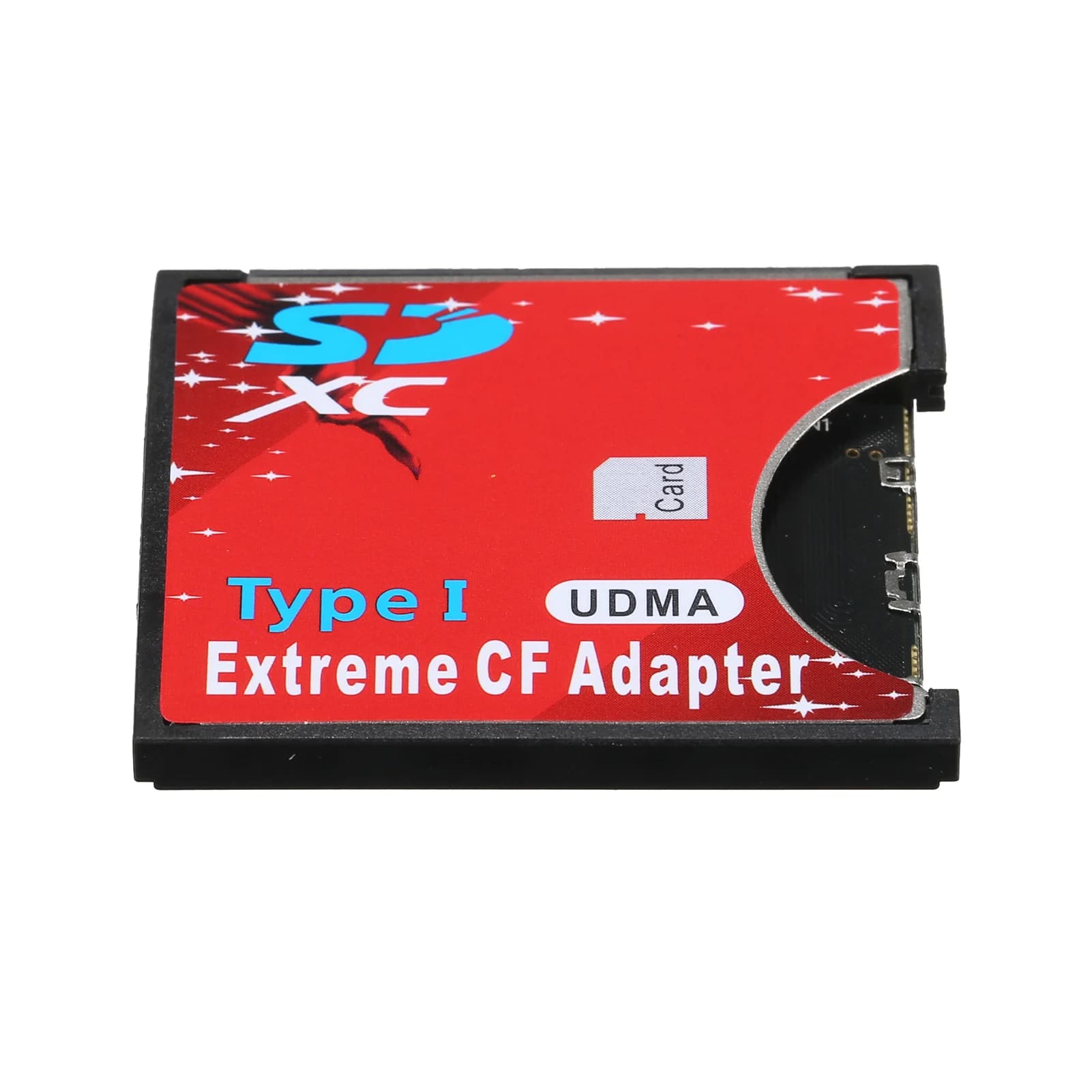 Adattatore per scheda da SD a CF a lettore di schede adattatore convertitore di schede di tipo I Flash Standard per supporto per fotocamera SLR per scheda SD WIFI