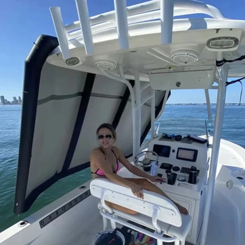 Tenda gonfiabile per barche con protezione solare, tenda impermeabile, tenda da pioggia per yacht
