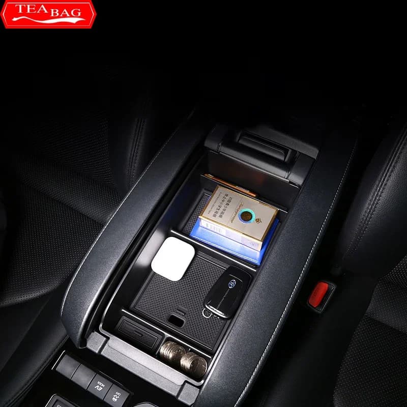 Per Toyota Highlander XU70 Refit 2020 2021 2022 Car Center Console Organizer di Stoccaggio Interno Bracciolo Scatola di Immagazzinaggio Accessori