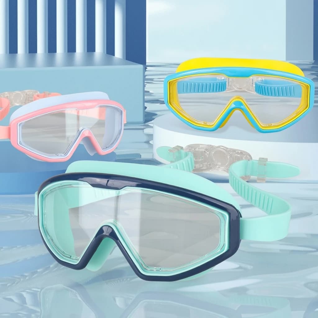 HD Coating Swimming Eyewear No Leaking Youth Snorkeling Goggles Comfortable Strap Swim Glasses Adjustable Triathlon Gear