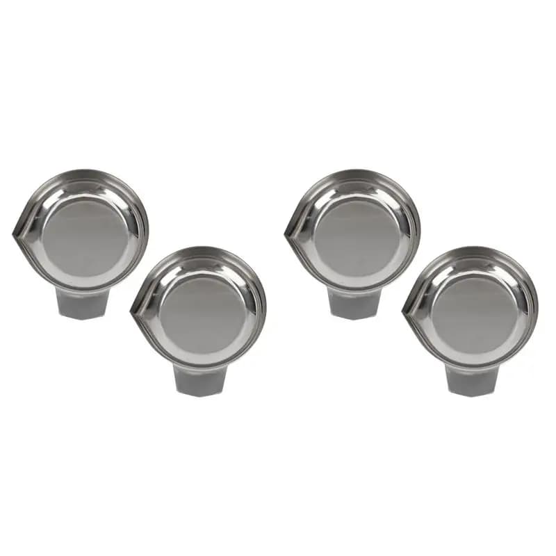 THIVN-Set of 4 Stainless Steel Peasing Trays, Libra Plates, Laboratory Containers, Peas Trays
