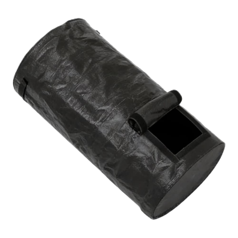 Outdoor Compost Bin with Reusable Waste Bag Lid for Monitoring Compost Progress Portable with Sturdy Webbing Handle