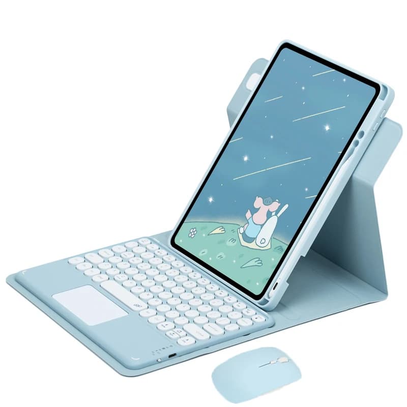 Custodia con tastiera con rotazione a 360 gradi per IPad 11 2025 A16 Tablet da 11 pollici Cover per IPad 11a generazione A16 Custodia A3355 A3356 A3354 Funda