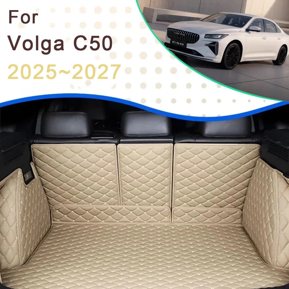 Car Trunk Cargo Liner For Volga C50 2025 2026 2027 5seat Waterproof Rug Rear Boor Mat Carpet Storage Pad Auto Accessories