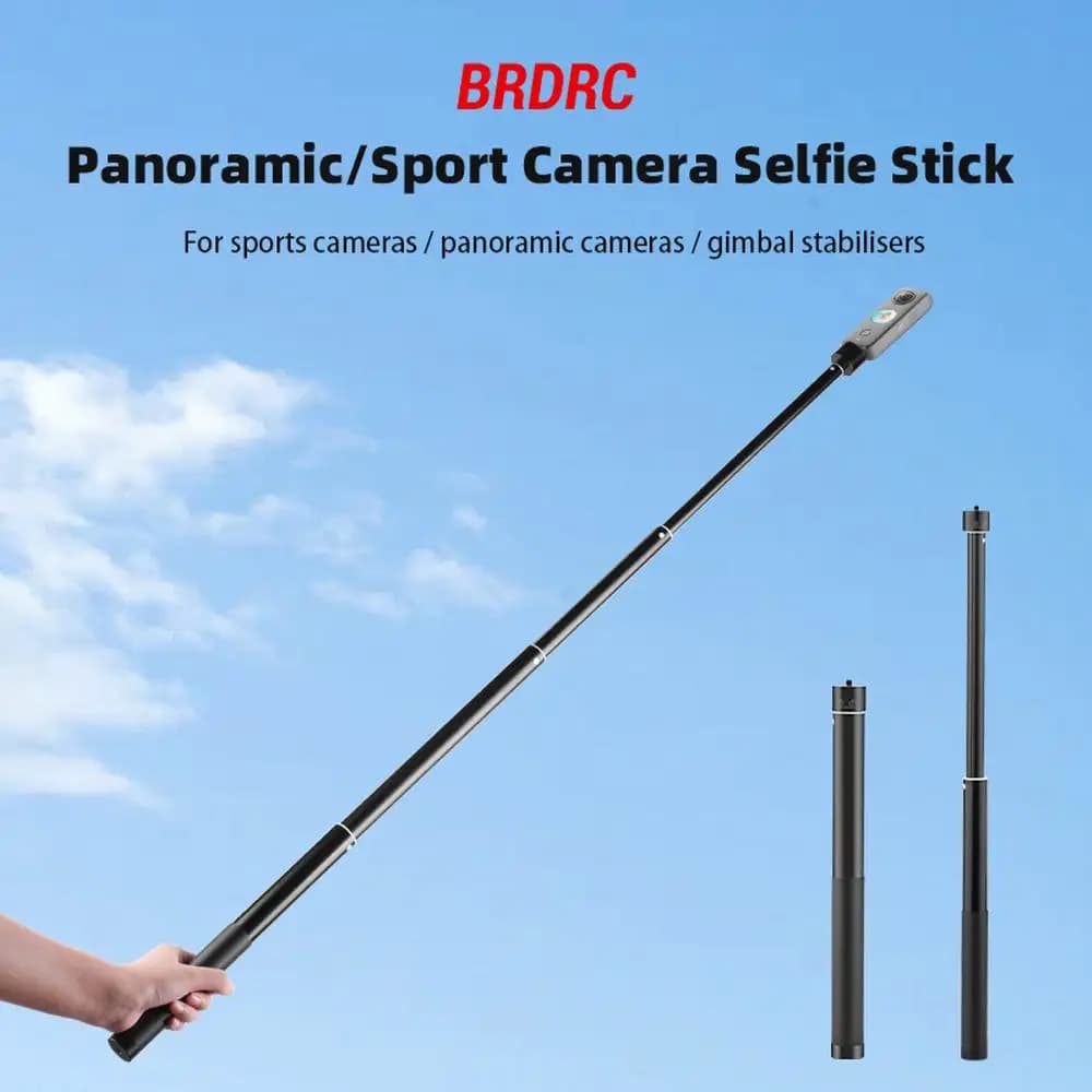 131cm Universal Action Camera Extension Pole Adjustable Exntender Bar Stick for Osmo Action / Gopro Insta360 ONE Action Camera