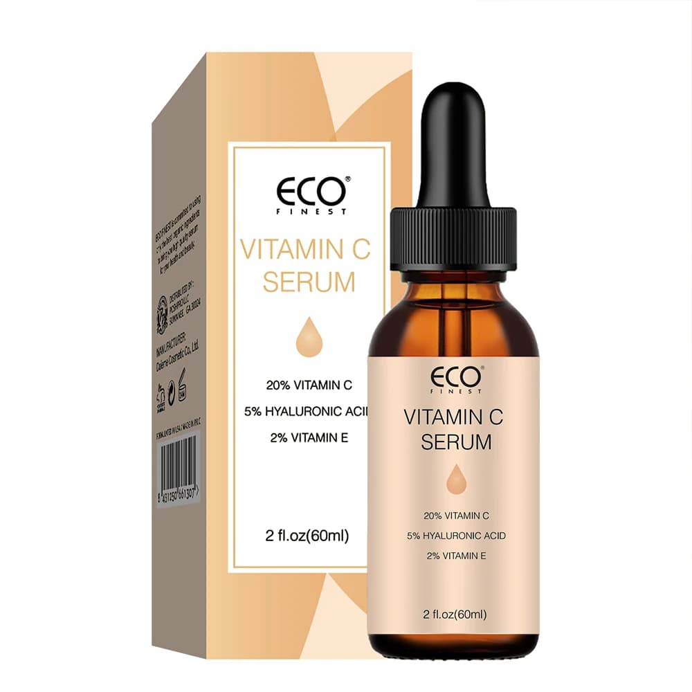 Serum Viso ECO Finest to Vitamin C - 20% Vitamin C + 5% Hyaluronic Acid + 2% Vitamin E, Antioxidant Serum for Viso