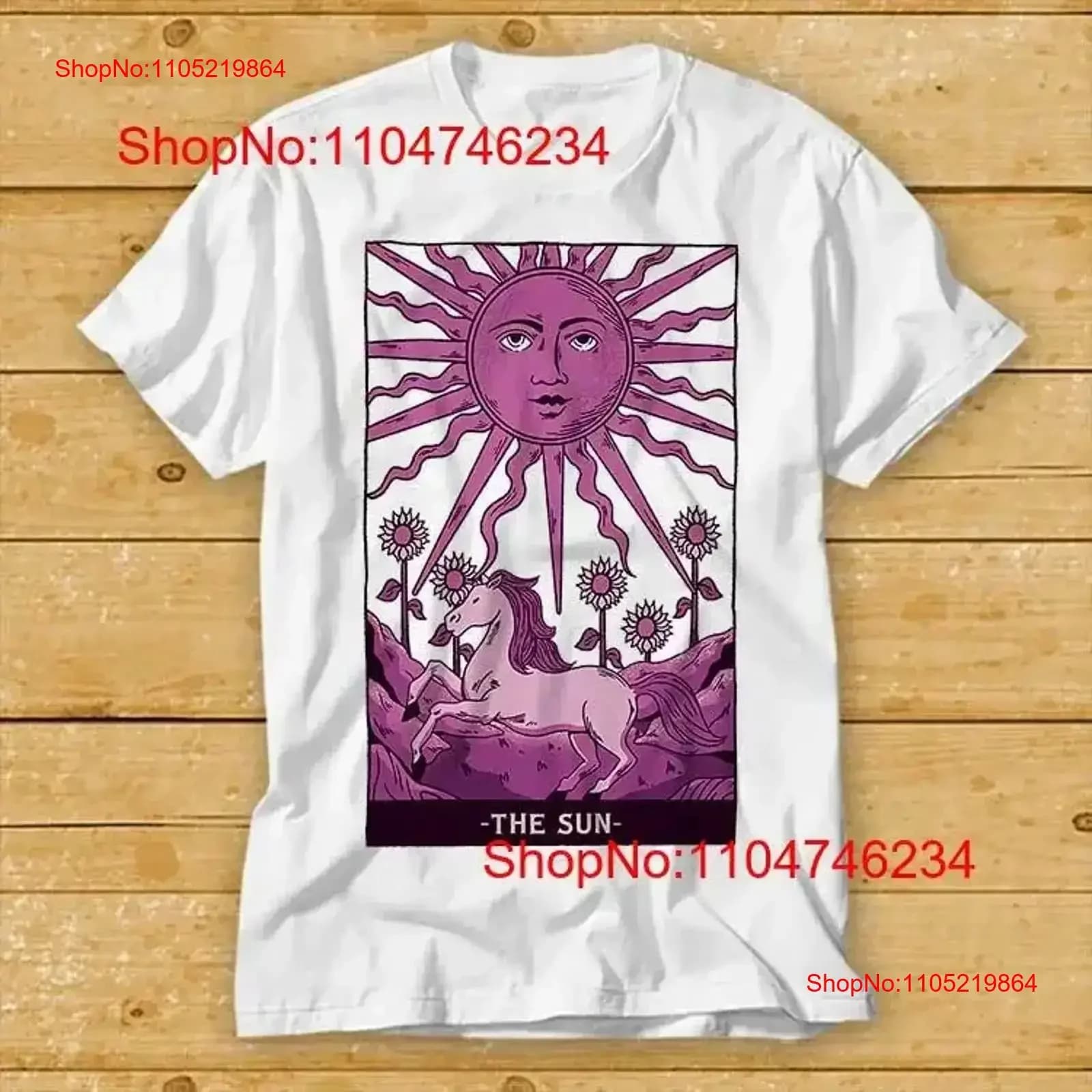The Sun Horse Tarot Card Best Seller T Shirt Meme 1964 vintage Grafica lavata Moda versatile Abiti firmati morbidi vintage
