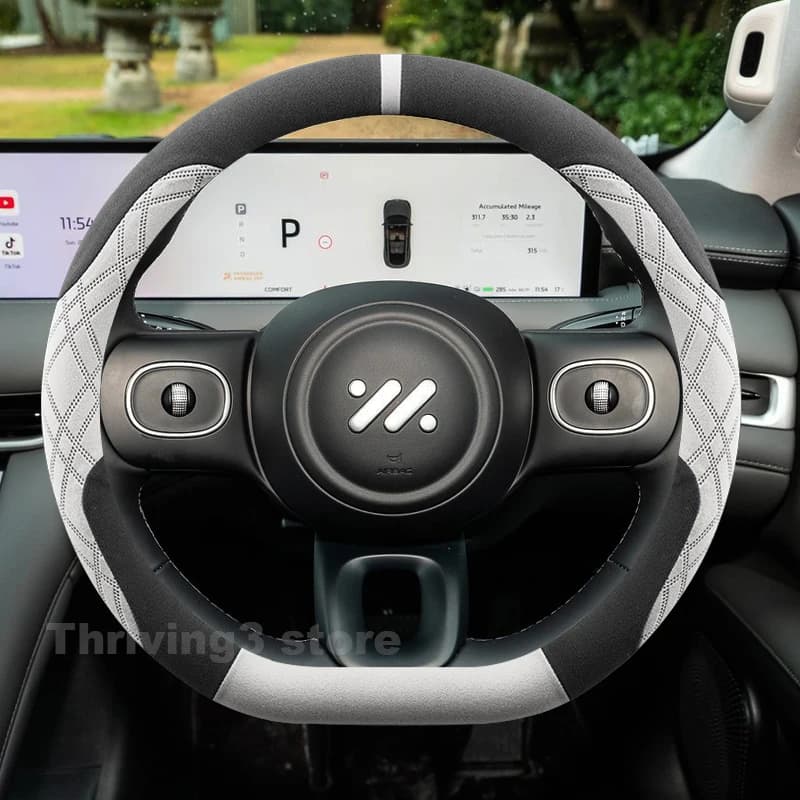 Coprivolante in Pelle Scamosciata Caldo per MG IM6 2024 2025 – Coperture Invernali per Interni Auto, Accessori MG IM6 2025