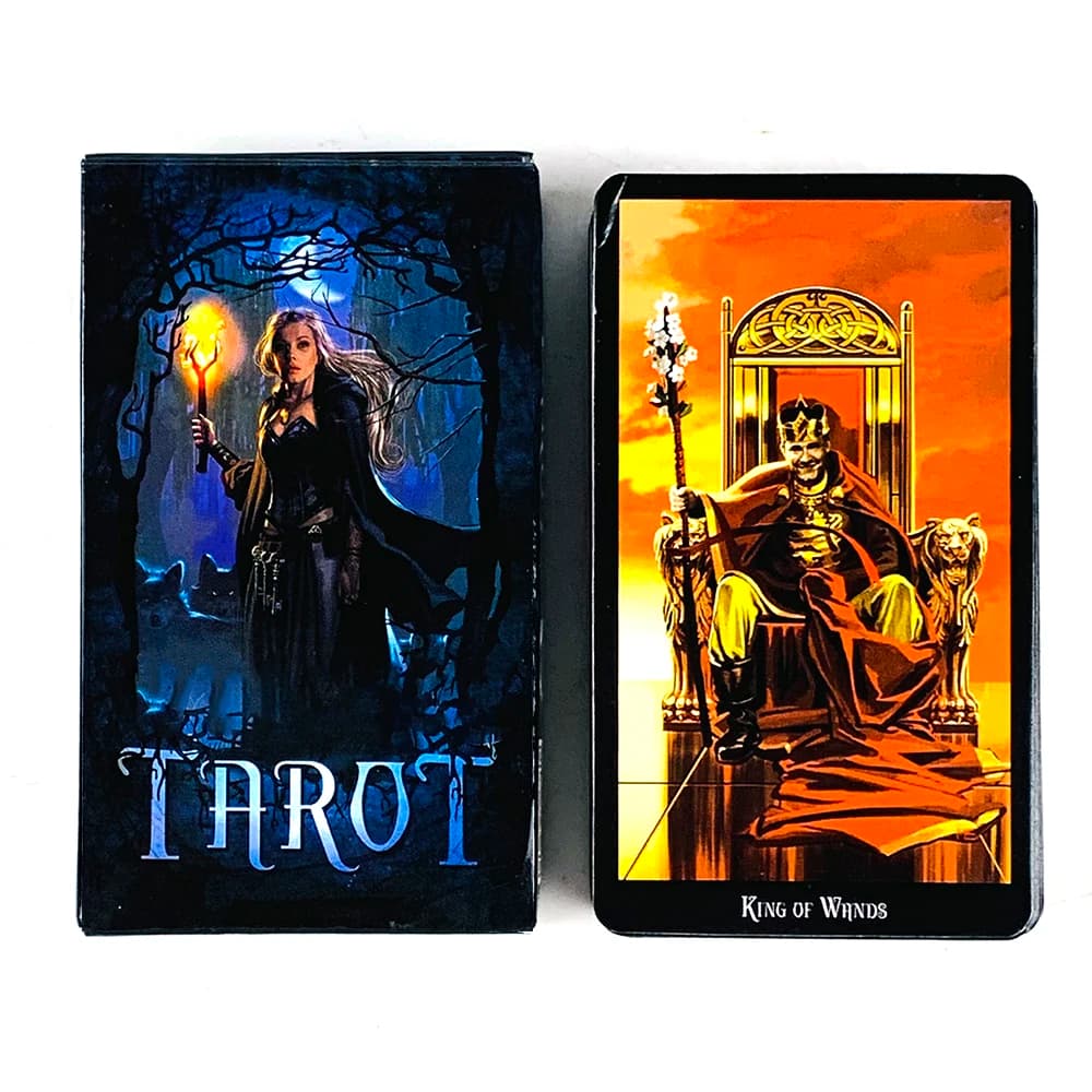 Carte dei tarocchi di vendita calde Una mazzo da 78 Oracle Carta di intrattenimento per il tempo libero Raccolta di famiglia Mazzo di divinazione Gioco da tavolo dei tarocchi