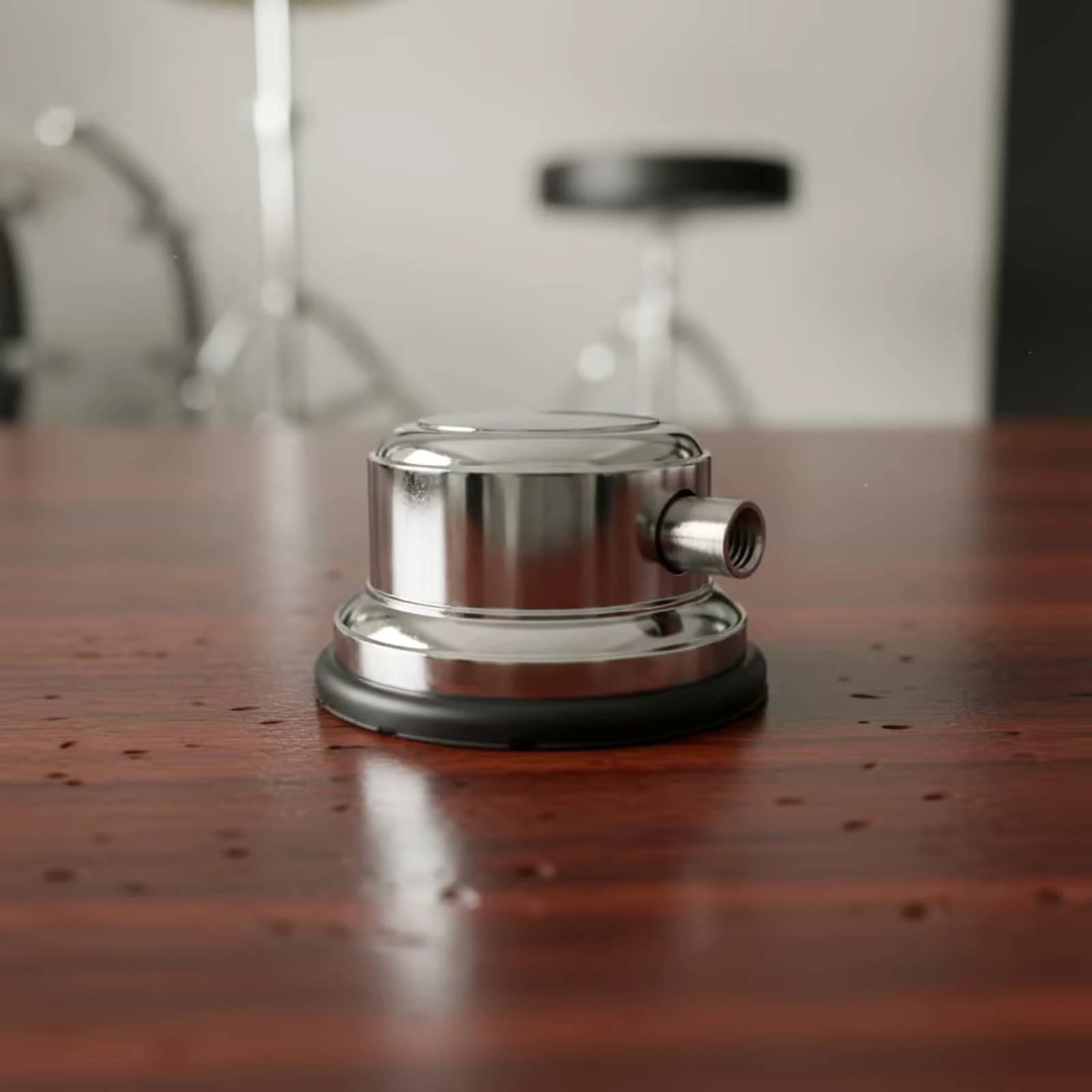 Chrome Drum Lug Cushioning Pad Single-Head Drum Lug Instrument Part Threaded Socket