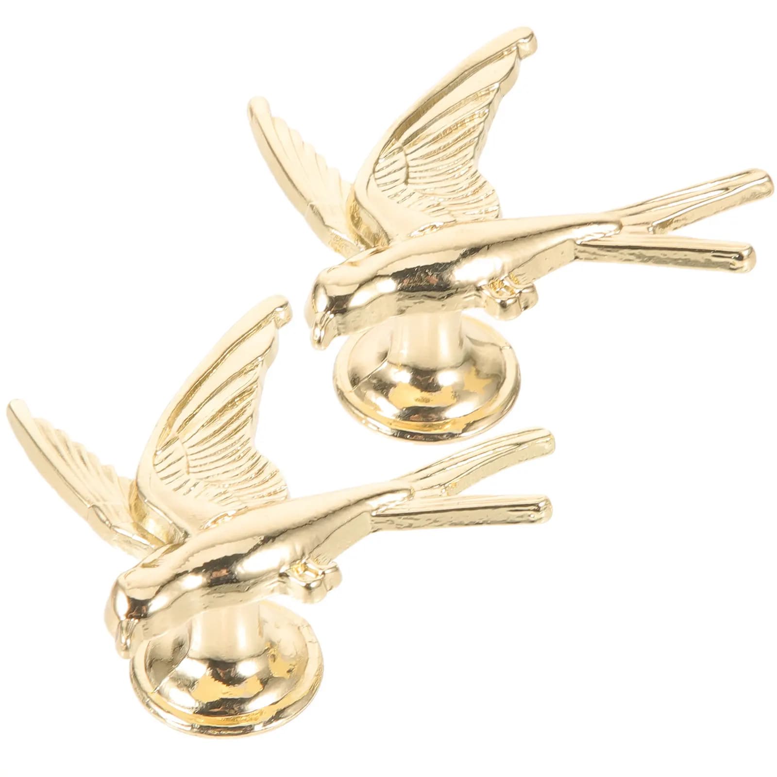 2 maniglie per armadietti, pomelli decorativi per cassetti in stile uccello, maniglie in metallo in lega di zinco, ferramenta anticorrosione per mobili, per cassettiere