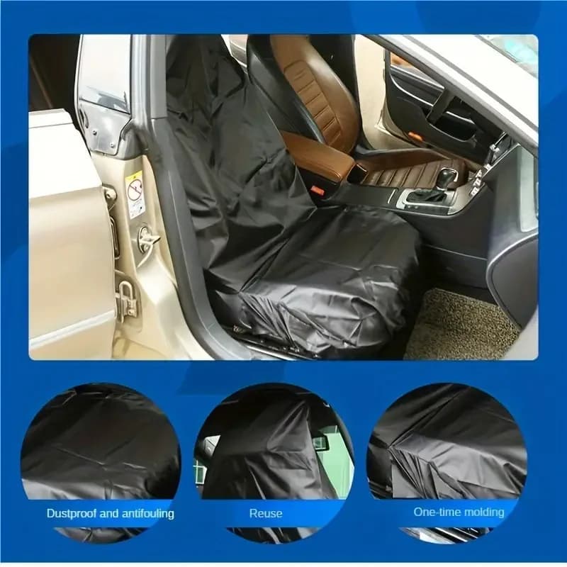 Coprisedile per auto durevole per animali domestici Coprisedile antiscivolo resistente all'usura a copertura totale Coprisedile per auto nero Accessori per auto