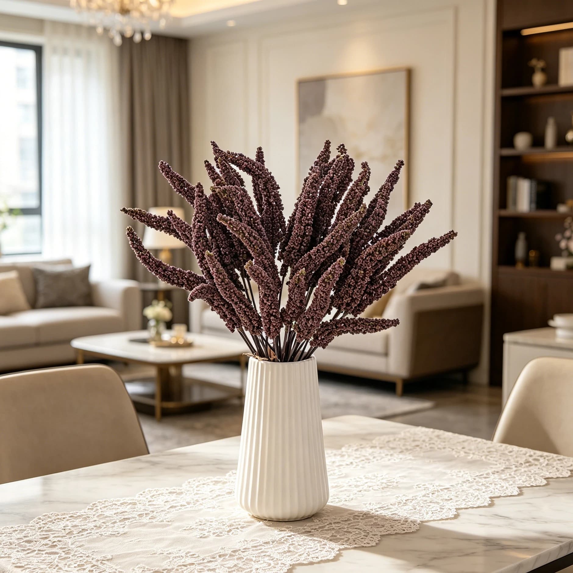 Artificial Silk Plants Holiday Wedding Home Table Vases Decor Bridal Bouquets Outdoor Yard Garden Party Ornament DIY Decor Gifts