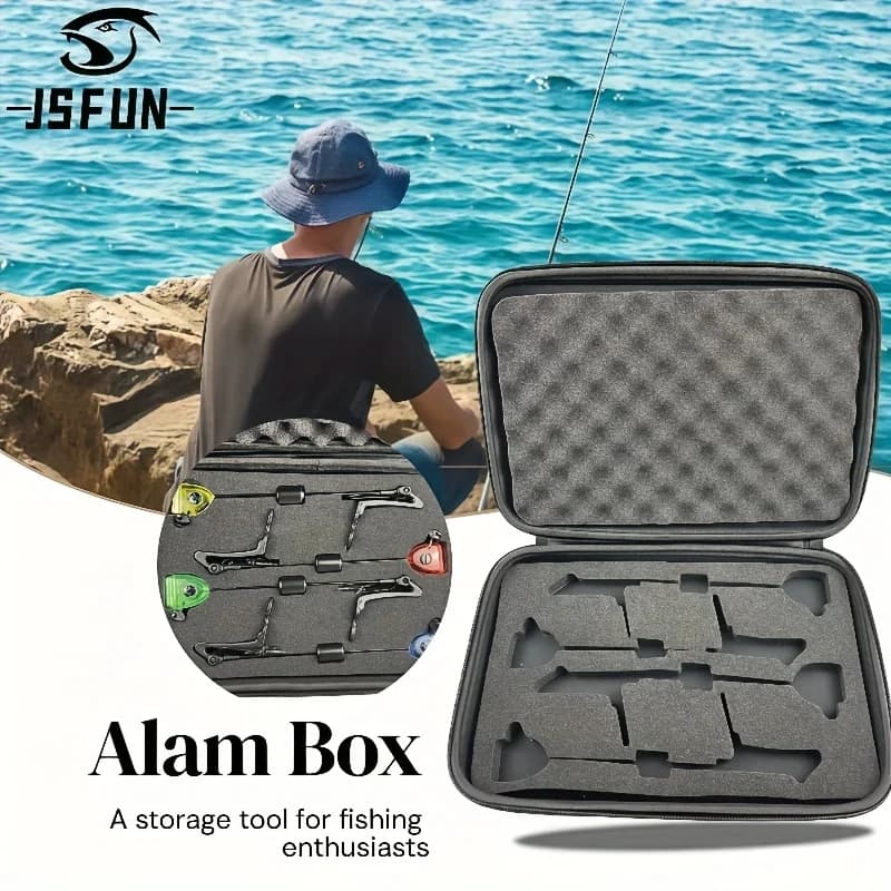 JSFUN Carp Fishing Equipment Alarm case fishing clamp EVA Foam case Fishing swinger for fishing enthusiasts