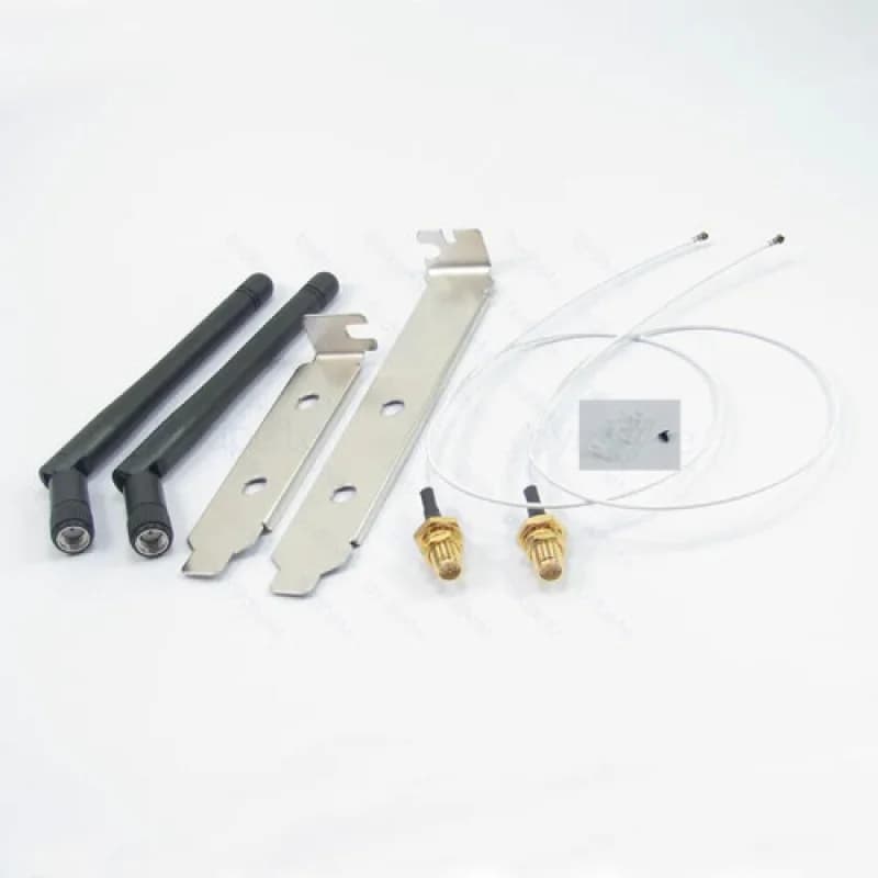 Set di antenne WiFi Z RP-SMA I-PEX MHF4 per scheda WiFi wireless Intel M.2 AX210 AX200