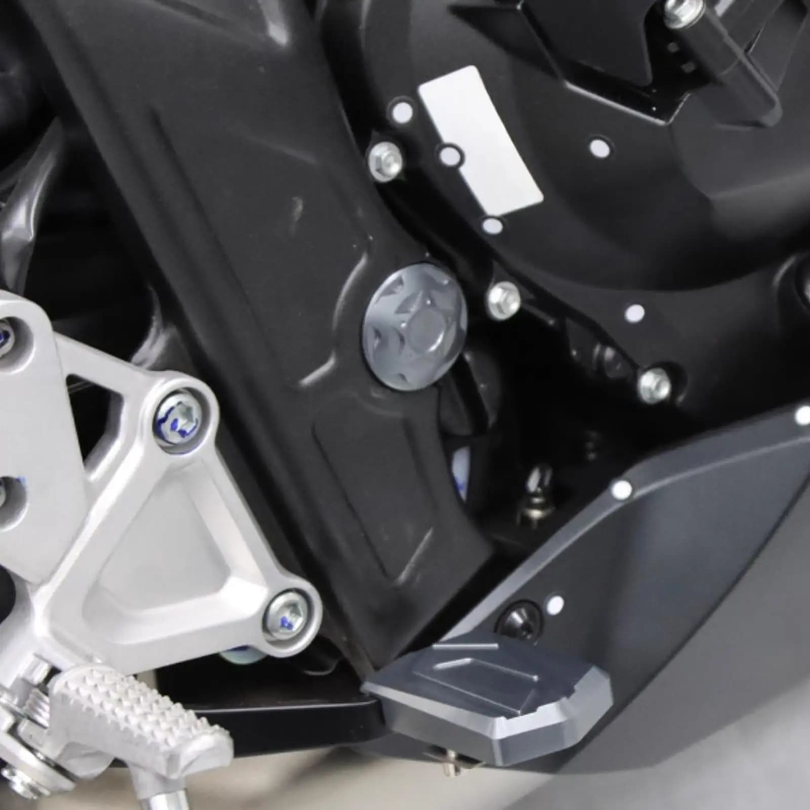Kit Tappi Copriforo Telaio Moto in Lega di Alluminio, Set Decorativo di Tappi Terminali per CB650R CBR650R