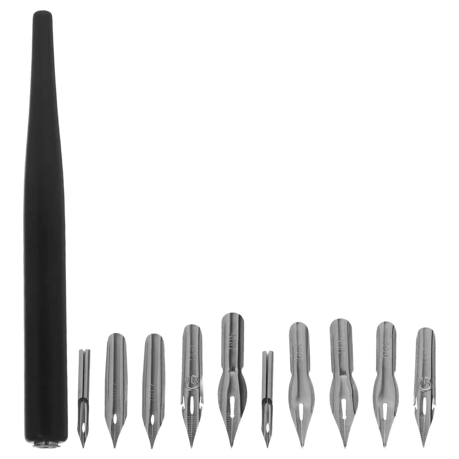 1 set Wooden Dip Pen Set Replaceable Nibs Smooth Ink Flow For Calligraphy Drawing Painting Signing Artist Sketching Tool