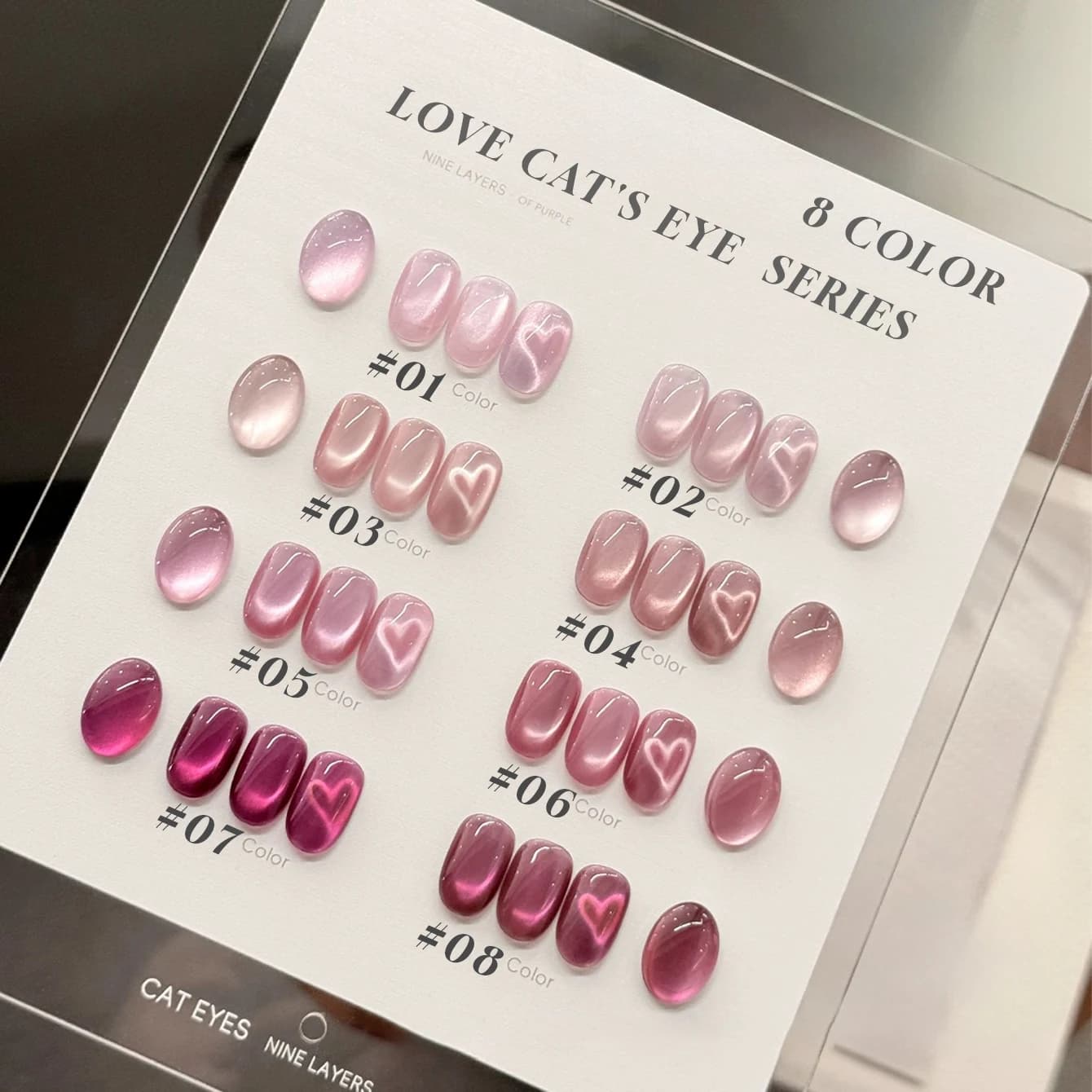 MIANEL 1-12 pz 12ML Smalto Semipermanente Gel Effetto Occhio di Gatto Popolare 2026 Nuovo Gel Polish Rosa Dragon Fruit Sbiancante con Perle di Vetro Unghie Rosse