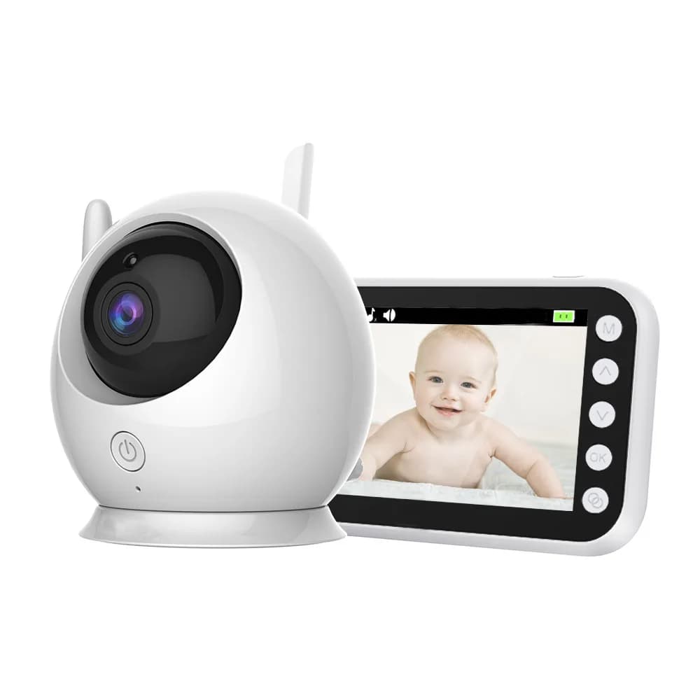 Schermo IPS da 4,5 pollici 2MP 1080P 2.4G Wireless Baby Monitor Monitoraggio della temperatura Alimentazione VOX Ricorda Interfono BabySistter Nanny Cam