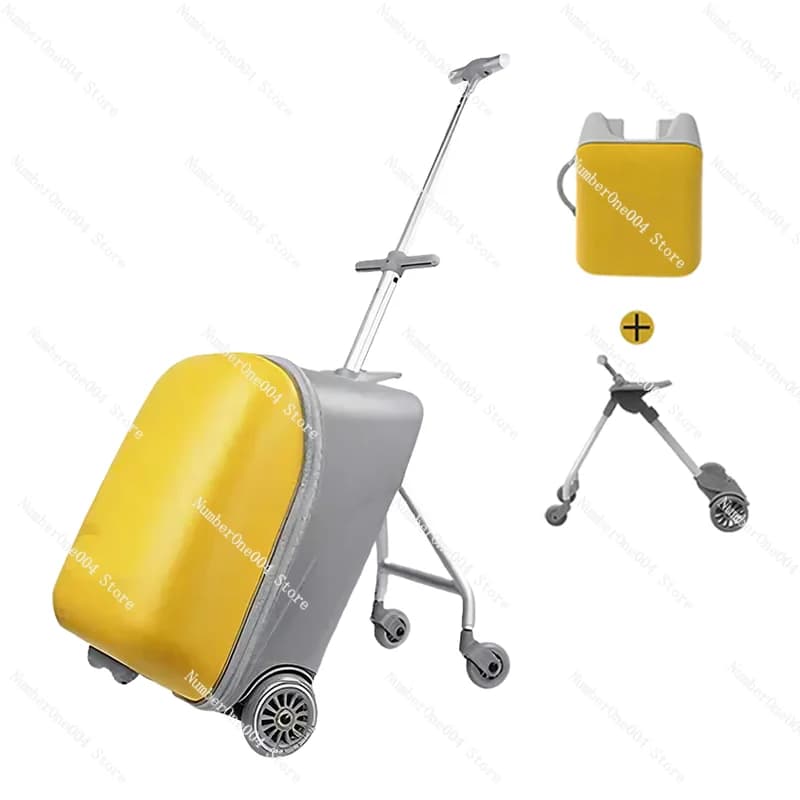 Bagaglio a mano con rilascio Passeggino per bambini Valigia da viaggio per bambini Portapacchi con ruote rigido da 20 pollici