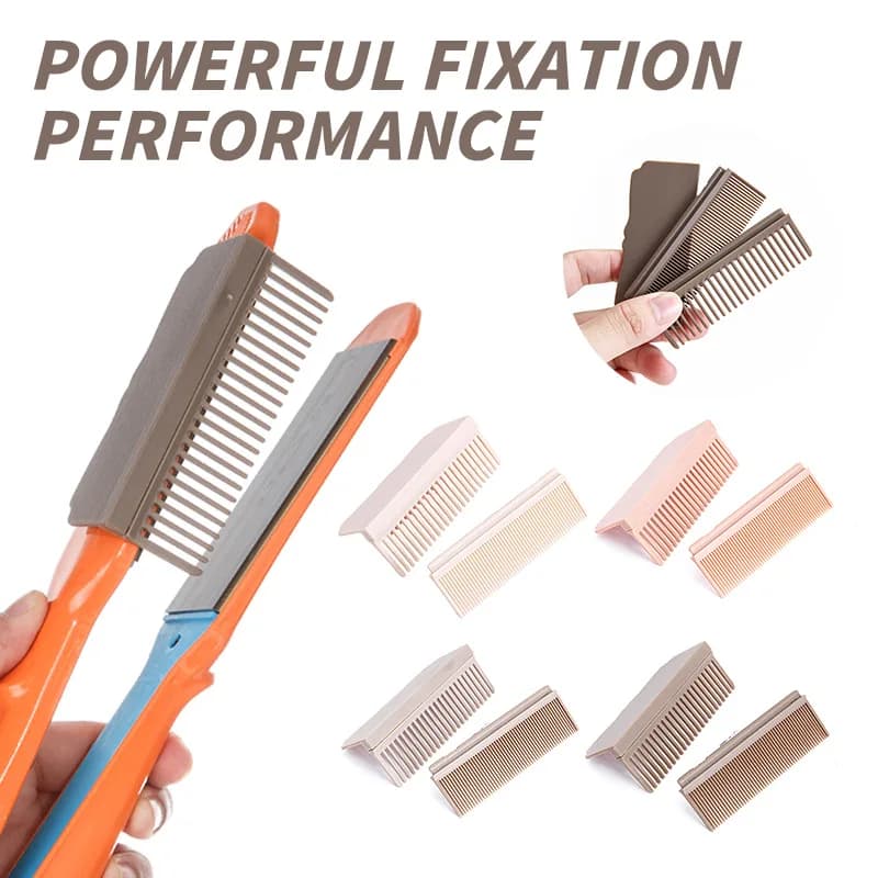 1PC flat iron comb accessory hair plate comb for iron flat clip on laptop disassembly salon hair accessories