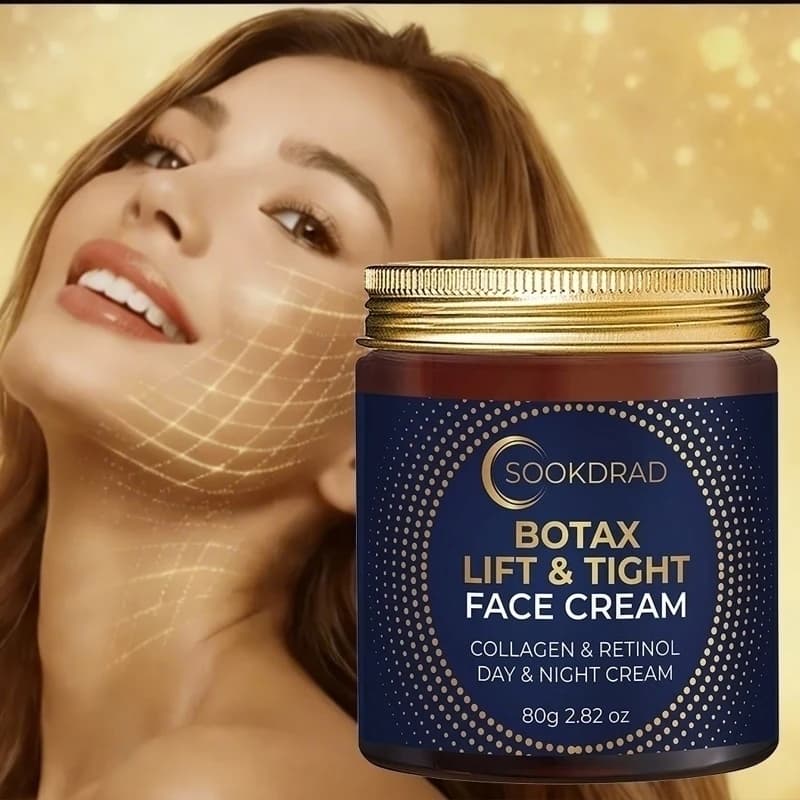 Crema Viso Lifting e Rassodante, Collagene e Retinolo, Cura Quotidiana Rinfrescante, 80g/2.82oz, Per Tutti i Tipi di Pelle, Unisex