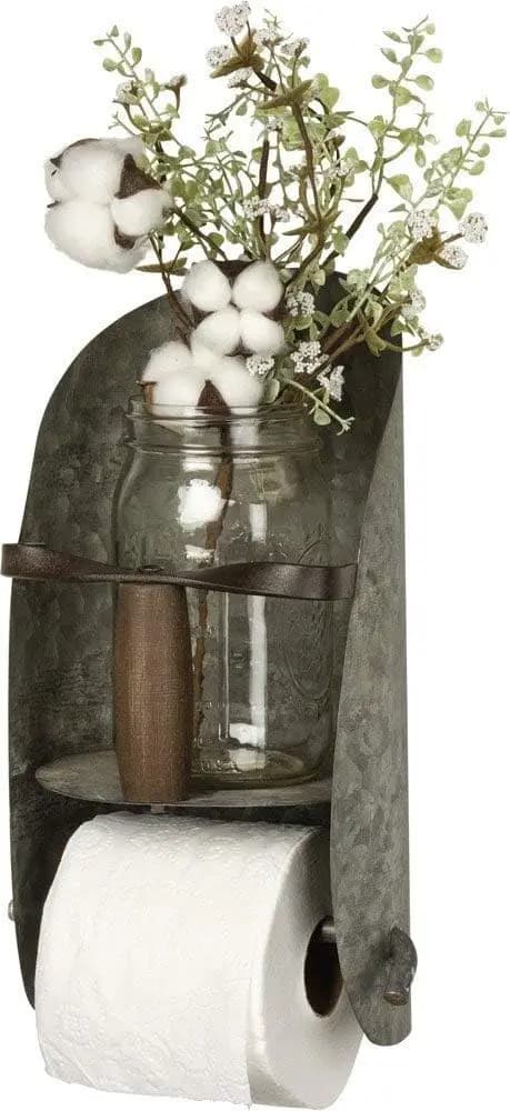 Portarotolo Moderno con Design a Paletta per Erogazione Facile e Arredo Bagno Elegante