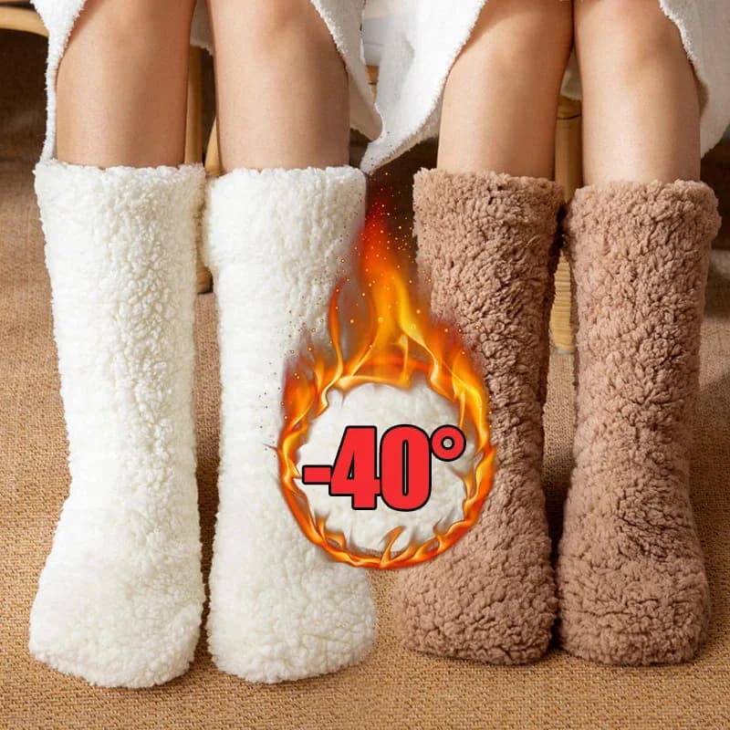 Calzini Termici Invernali da Donna in Cashmere Ispessiti, Calzini da Pavimento, Calzini Plus in Velluto per Casa, Calzini da Notte, Pantofole, Coprigambe