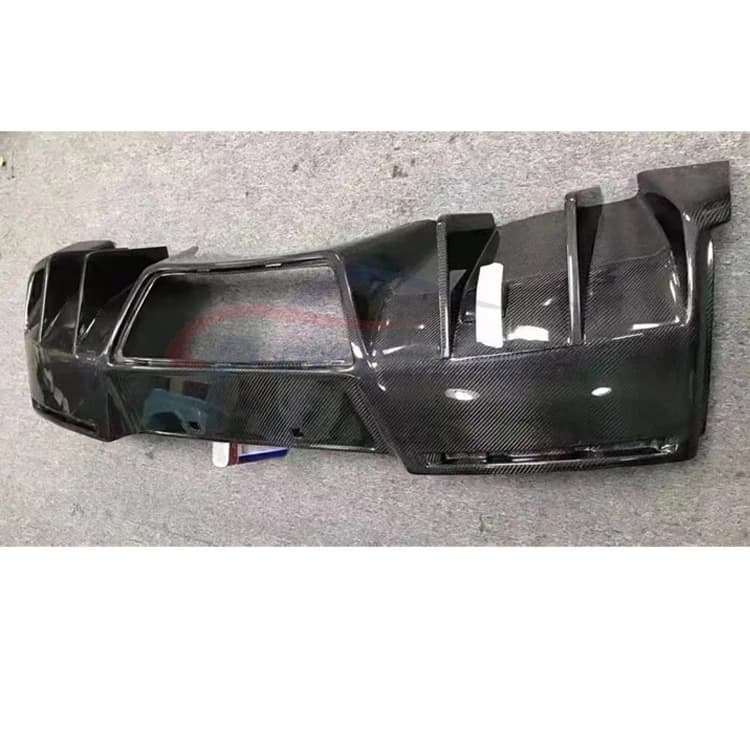 Carbon Fiber Rear Bumper Splitter Rear Lip Diffuser for Chevrolet Corvette C7 2014-2019 Bumper Rear Lip Car Parts