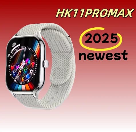 2025 New HK 11 Pro MAX AMOLED Watch Set 10 NFC 46m 4G ROM compas Bluetooth call Network AI Robot Smartwatch Man Woman