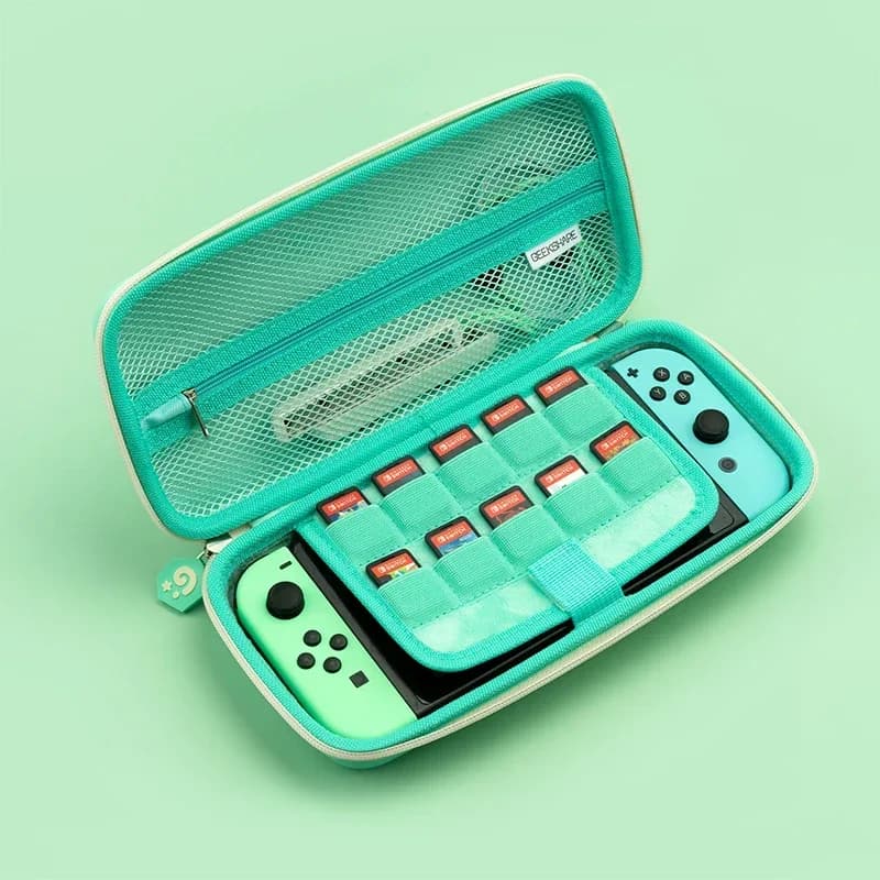 Custodia rigida per Nintendo Switch per custodia protettiva per Switch OLED Leaf per borse per accessori Switch Lite NS