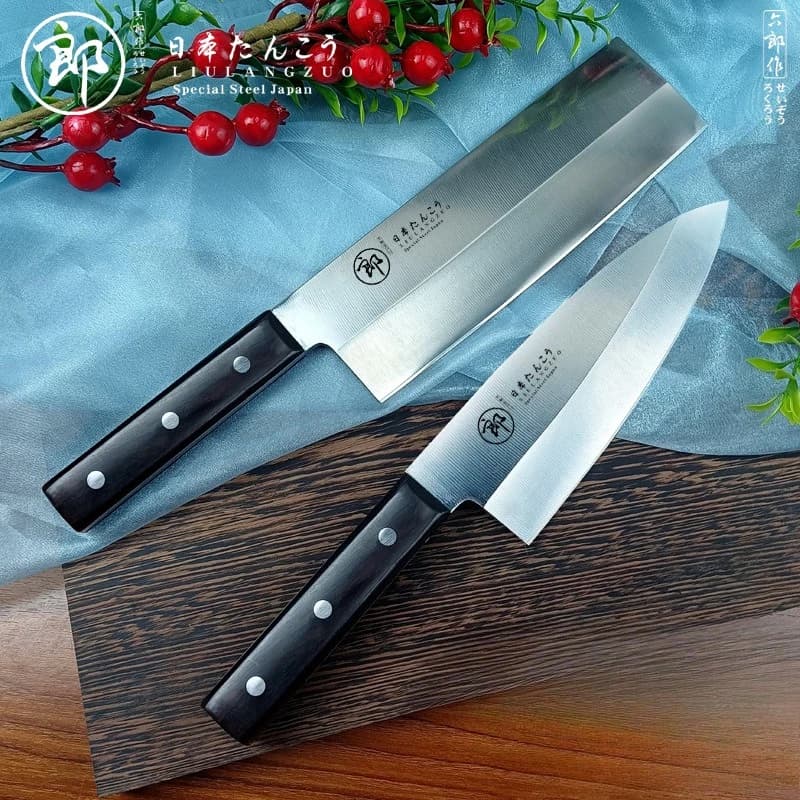 Japanese cook knife Kitchen knife for sushi Sashimi Stainless steel sharp blade 5Cr15 for fish meat cutting Hardness 56HRC