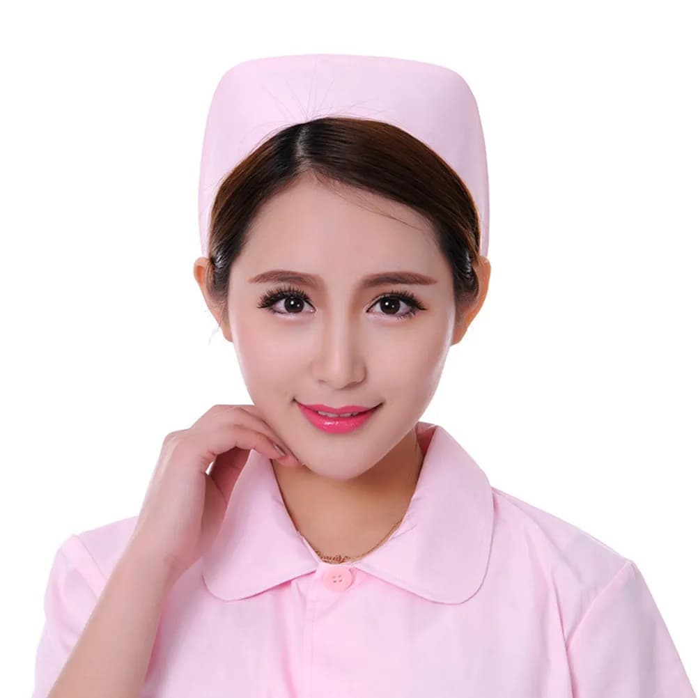 Cappello da infermiera per adulti, traspirante e assorbente, per donne, costume da infermiera, tessuto confortevole, lavorazione squisita, per travestimenti