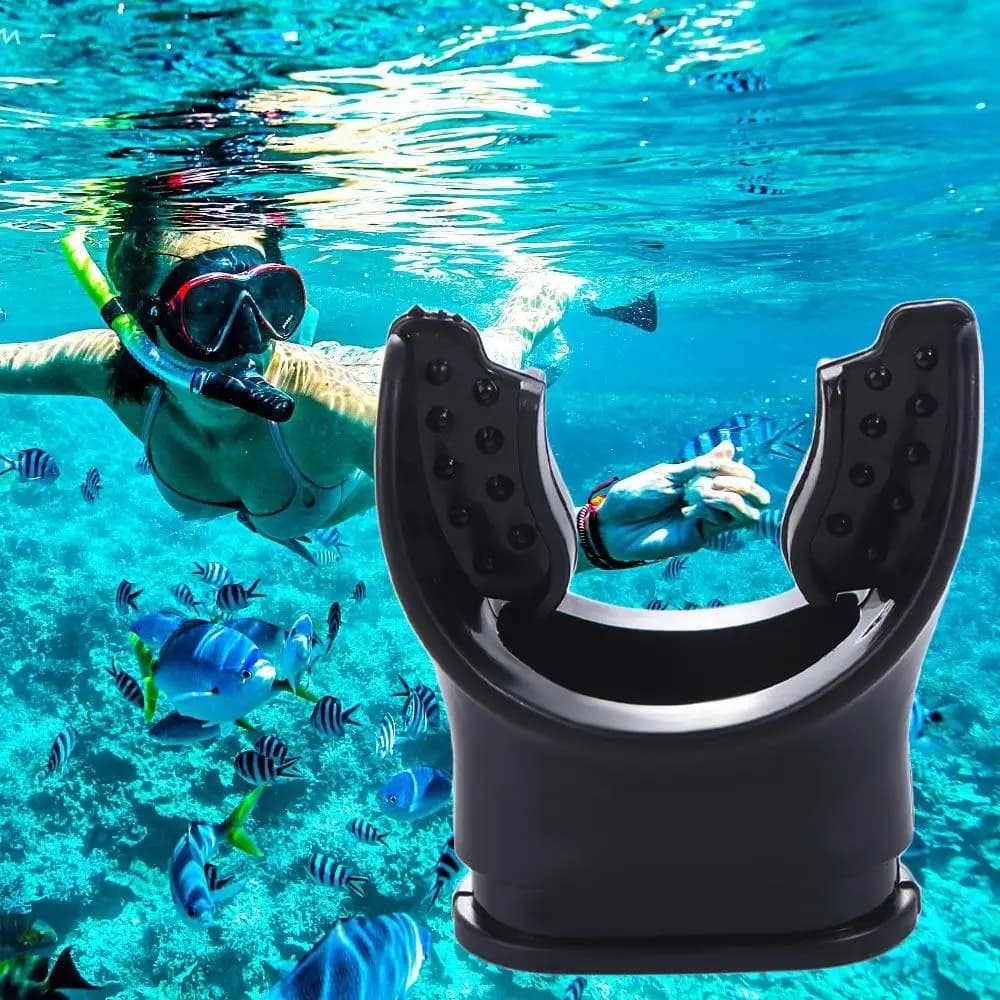 Non-toxic Diving Mouthpiece Anti-allergy Lightweight Snorkel Regulator Underwater Silicone Diving Tube Mouthpiece