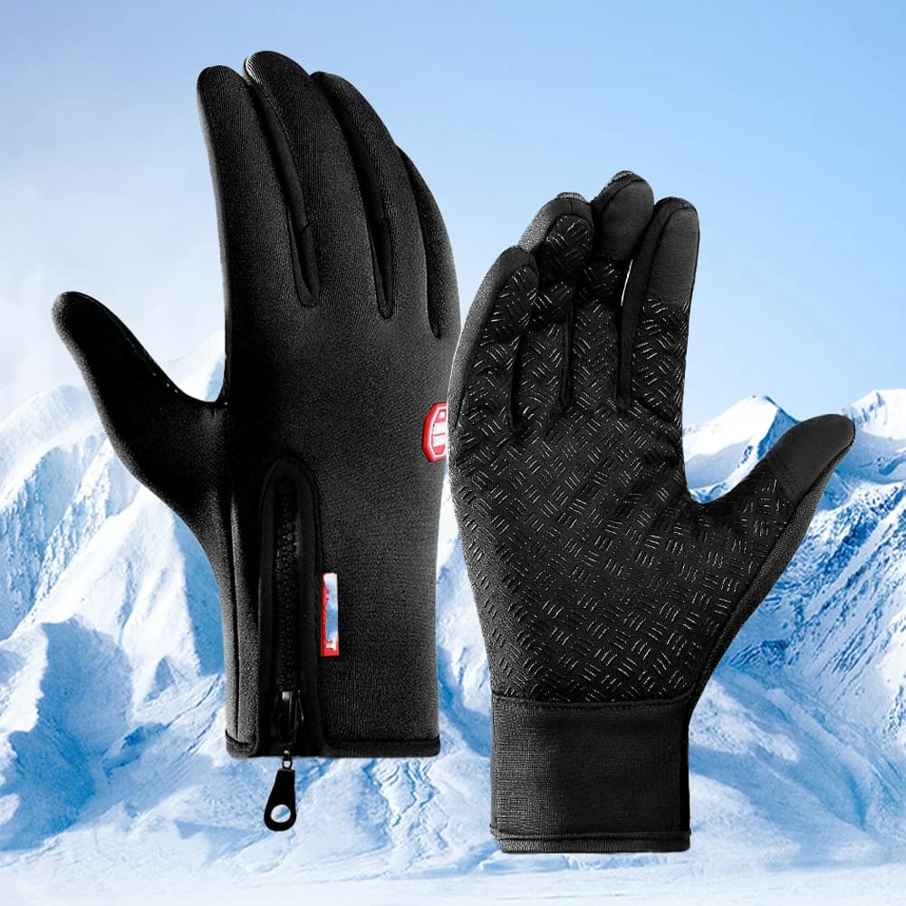 Warm Winter Motorcycle Gloves for Men And Women Waterproof Thermal Touchscreen Compatible Anti-slip Biker Gym Cycling Gloves