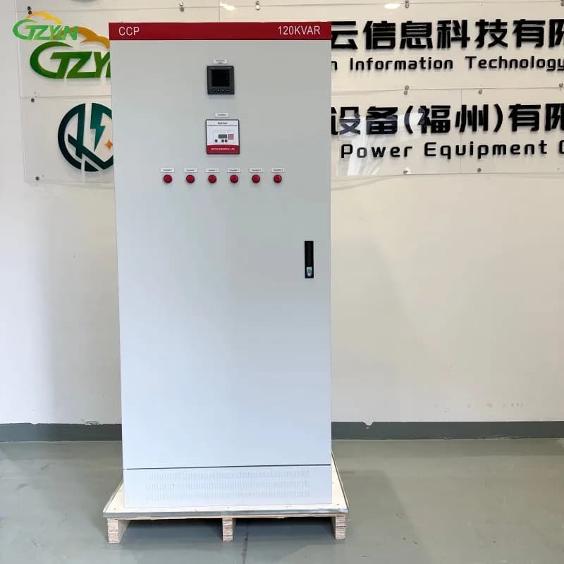 Pannello condensatori trifase 415V 50Hz 120kvar per correzione automatica del fattore di potenza del motore del compressore
