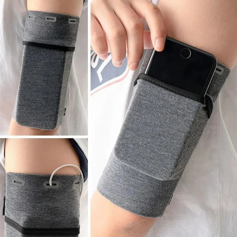 Borsa da braccio per telefono cellulare Braccialetti per telefono da corsa Borsa per fascia da braccio per telefono sportivo Custodia da jogging per iPhone 15 16 Samsung