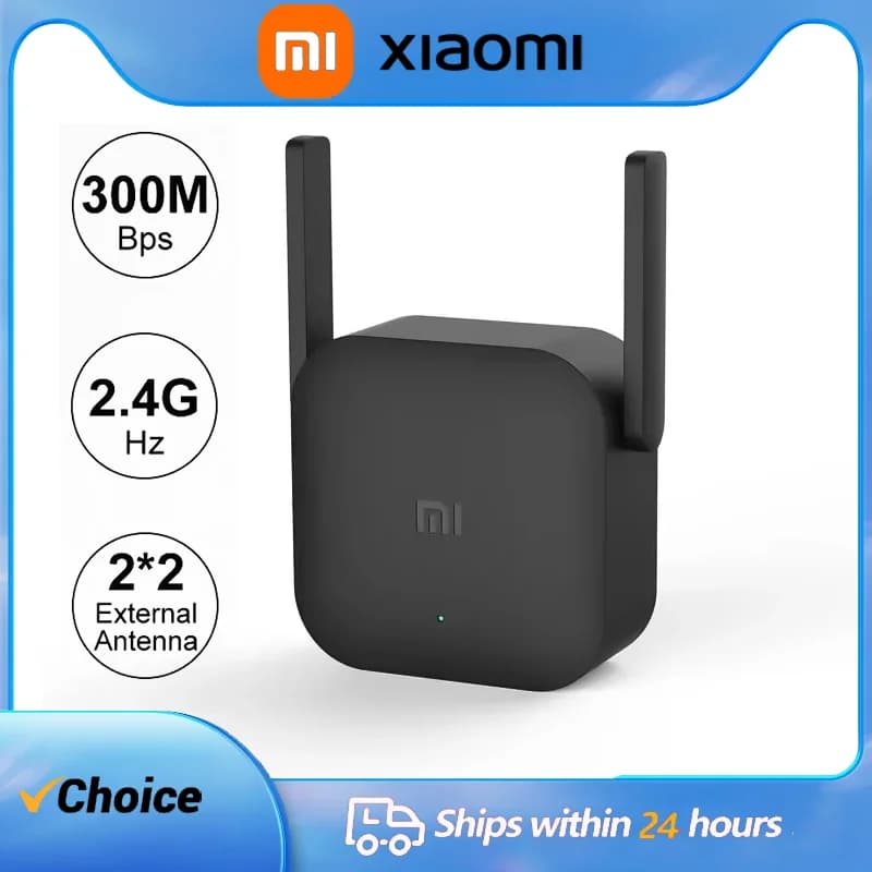 Xiaomi Norma Mijia Ripetitore Amplificatore Wifi Pro Espansore di Rete Router Power Extender Roteador 300m 2.4g 2x2 Antenna Esterna Senza Fili
