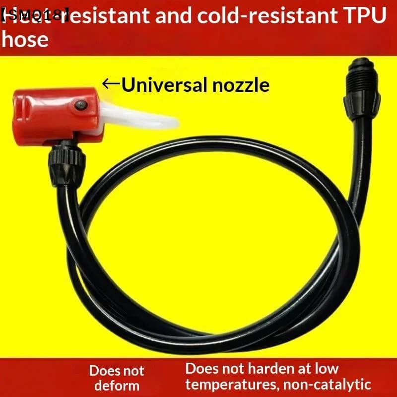 2 Pack Universal Bike Pump Air Hose Multi Use Nozzle Durable Build Fits Bike Tire Inflation Inflator Nozzles Accessories【SMQ】