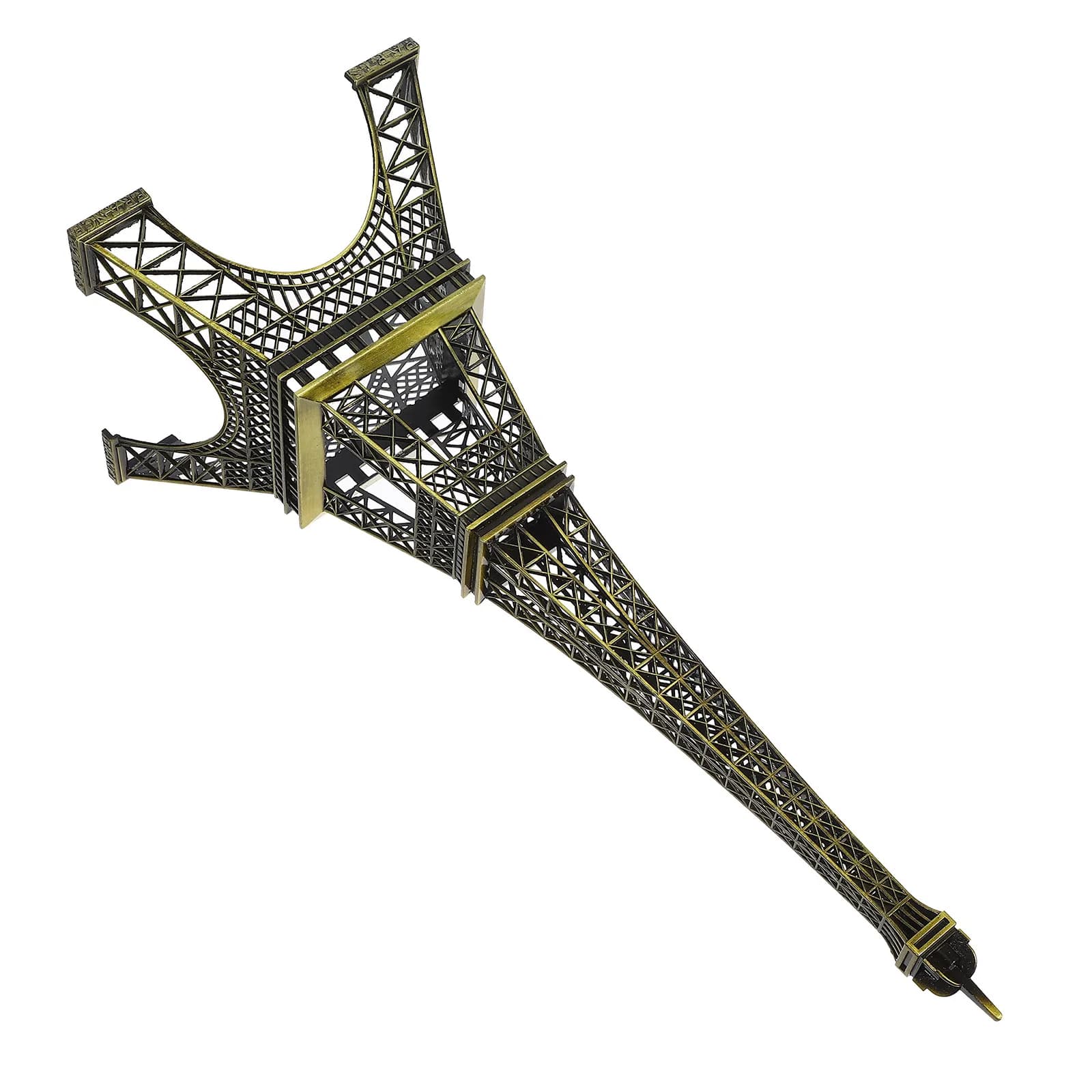 Scultura in Lega della Torre Eiffel, Delicata e Romantica Mini Statua Parigina per Decorazione da Tavolo, Ufficio e Casa