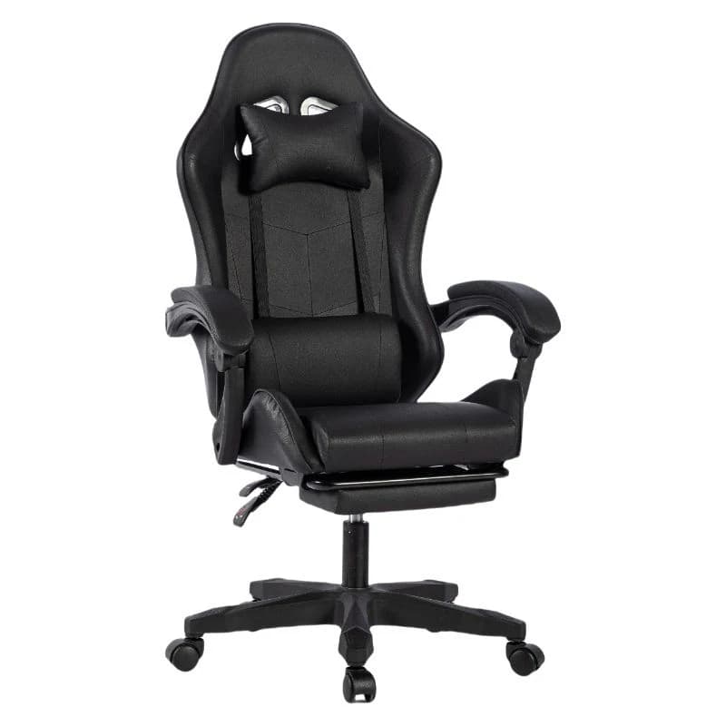 Sedia da Gaming Ergonomica Stile Racing Nera, Vendita Diretta dalla Fabbrica, Sedia da Ufficio per Scrivania, Promozione Vendite