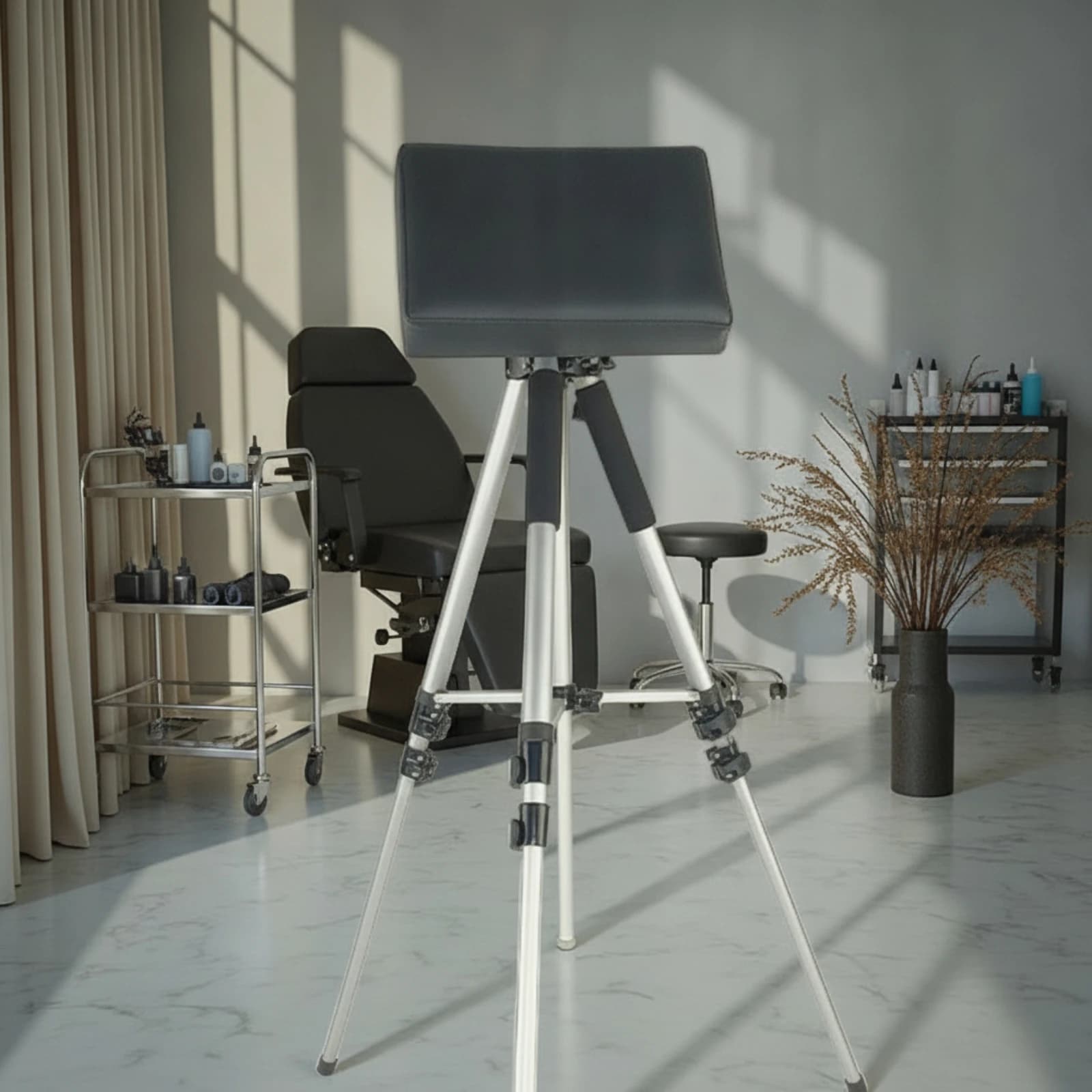 Tattoo Armrest Stand Tripod Portable Tattoo Armrest Stand Tripod with Padded Panel Telescopic Furniture Heavy-Duty