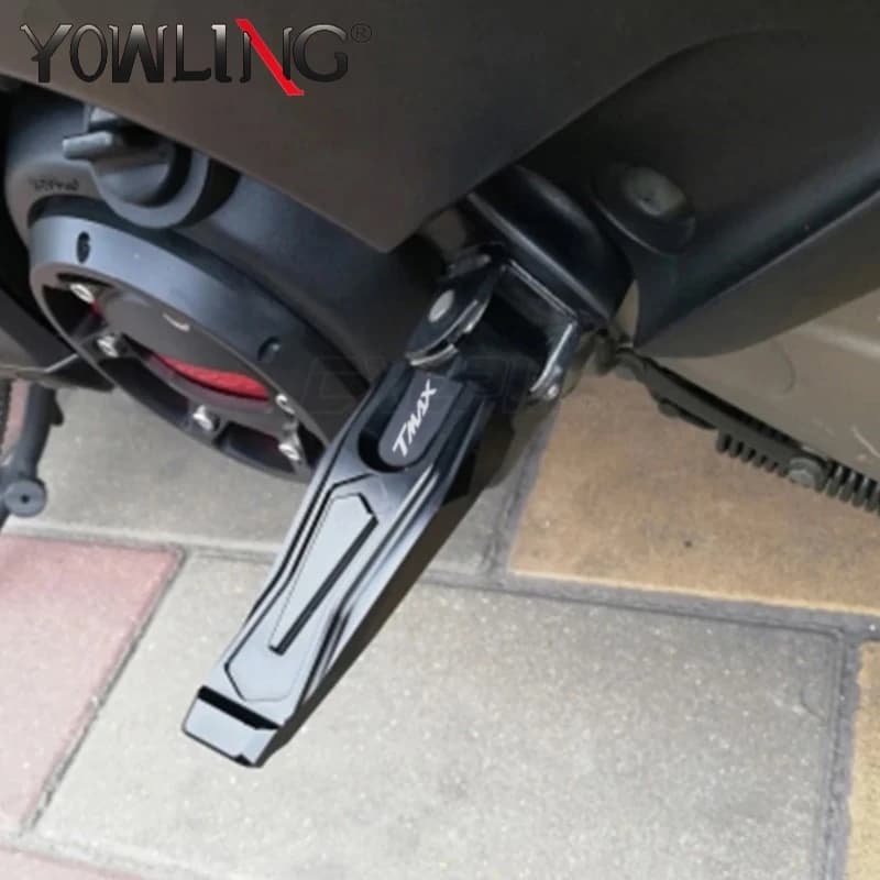Passeggero posteriore Piede Peg Pedane Pedale Pedale Misura Per YAMAHA TMAX 530 2012-2019 TMAX 500 2001-2011 Tmax Tech Max TMAX 560