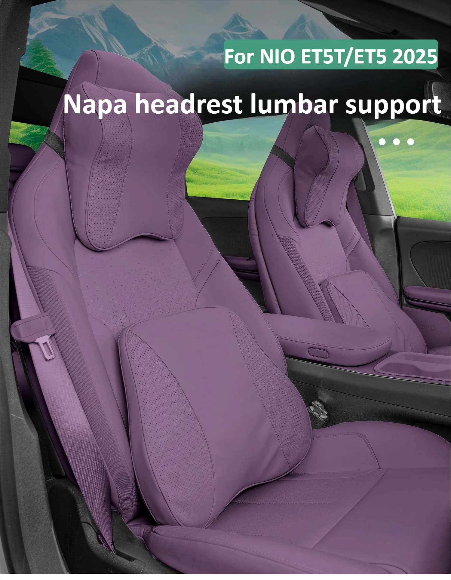 Per NIO ET5T/ET5ET7 2025 poggiatesta cuscino lombare ES6EC6ES8 cuscino per il collo supporto confortevole accessori per la decorazione d'interni