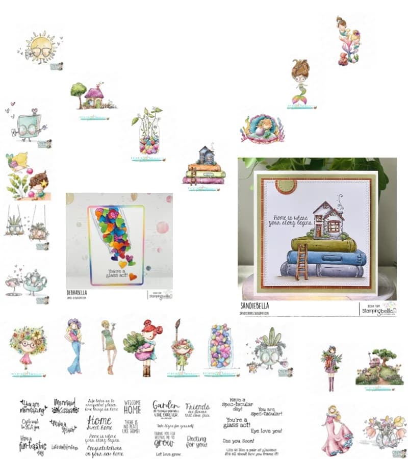 RAGAZZA BRIAR ROSA Giardino Tazza Vasi Sole Libro Vaso Pittore Sirena Cuori Semi Cottage Metallo Fustelle Timbro Biglietto d'auguri