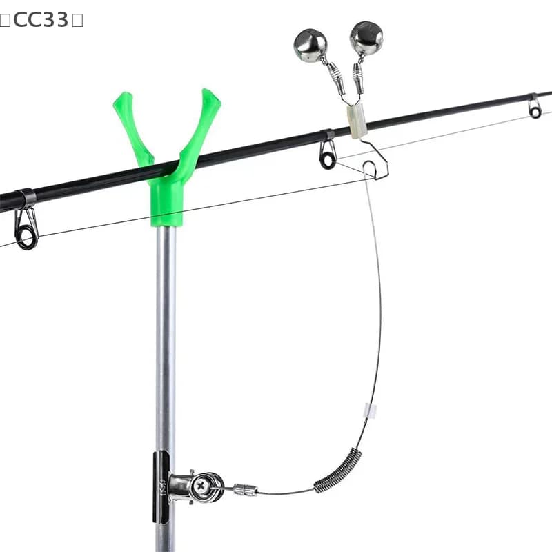 maveraCC33⚡1Pc Campana da pesca Allarmi per morso Canna da pesca in acciaio Allarme esca per morso Attrezzatura per carpa Anti-corrosione Antiruggine Attrezzature da pesca