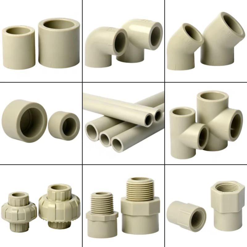 1PC I.D 20~63mm PPH Pipe Connector Aquarium 90° Elbow Tee Thread Fittings Irrigation Tube Adapter System Industrial Accessories
