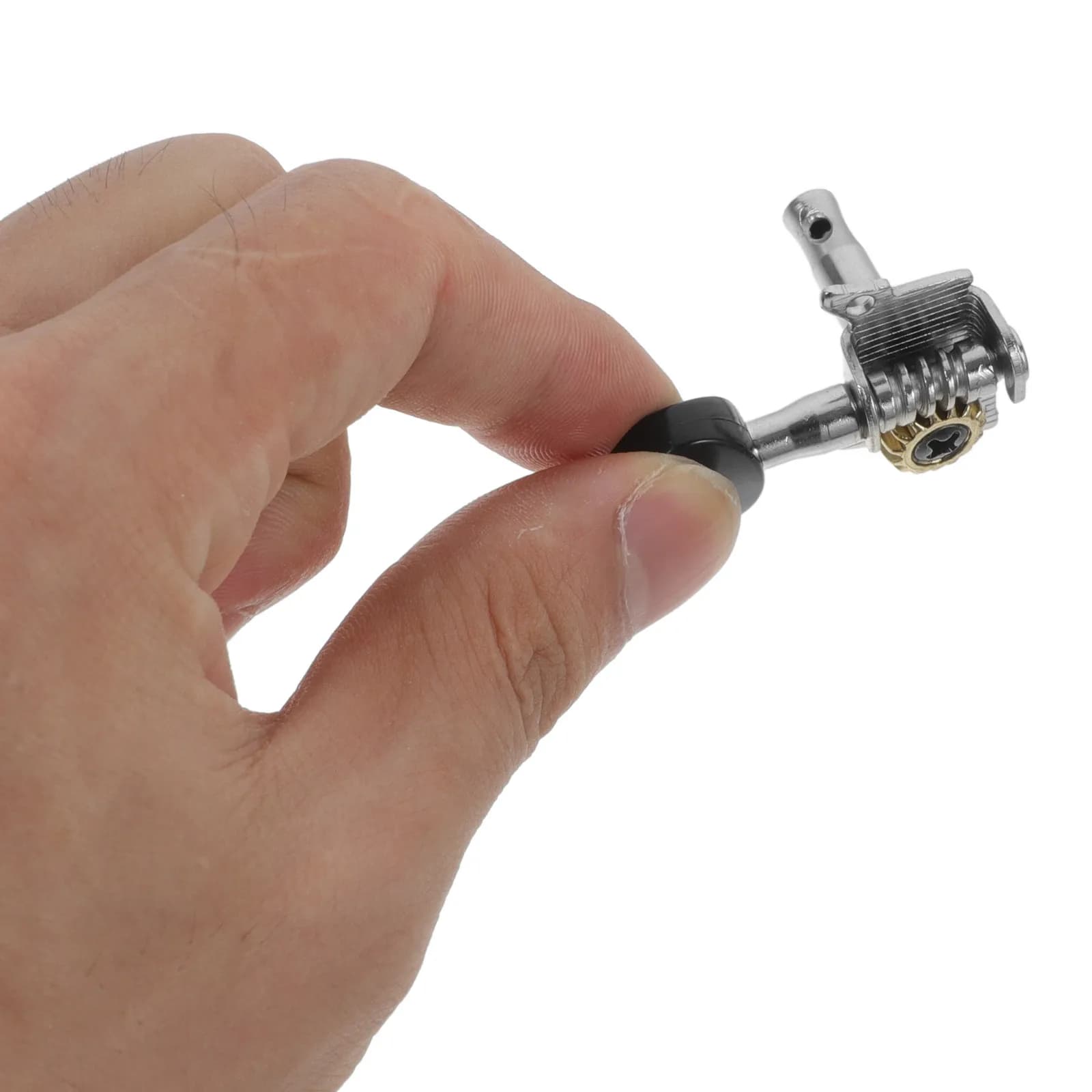4 Pezzi Meccaniche di Accordatura per Ukulele in Plastica Solida con Piastra in Acciaio per Ukulele, Chitarra Piccola a 4 Corde, Suono Morbido