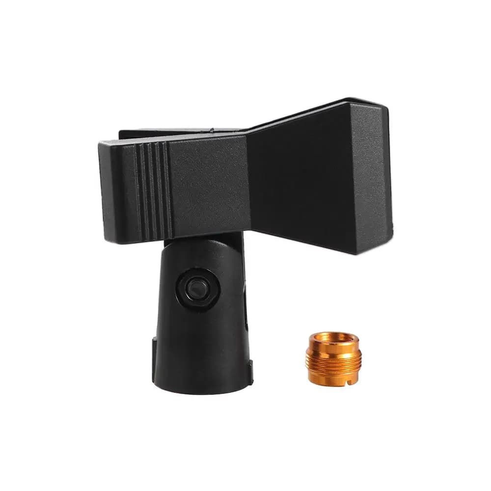 Replacement Holder 1/4 Inch Mic Clip Clamp Quick Release Mic Holder Clip Microphone Clip Live Tripod Stand Microphone Holder