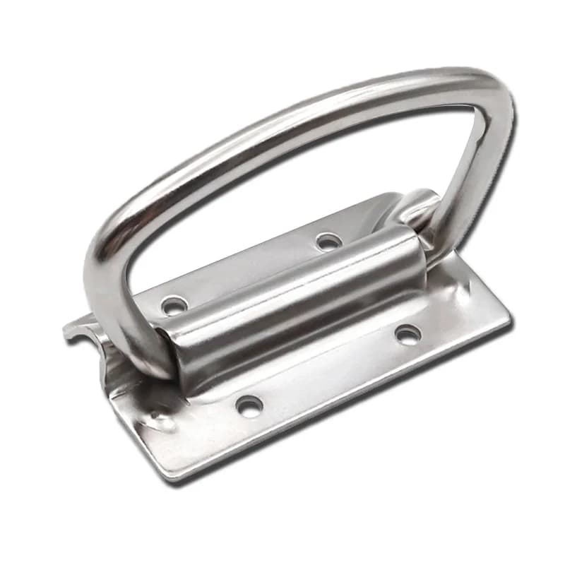 Stainless Steel Tool Box Handle 304/201/ferro Foldable Handle Drawer Handles Mobile Tool Box Storage Box Handles